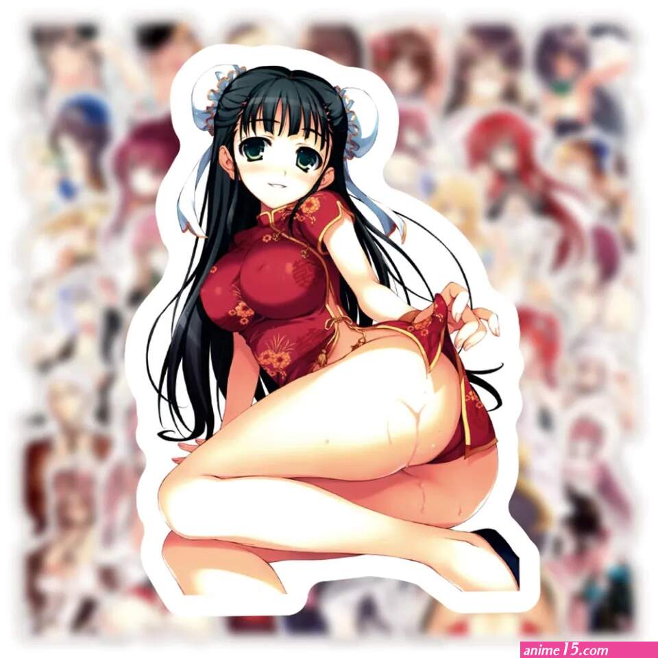 HOT Cartoon stickers HOT 541 102050pcs Anime Sexy Waifu Hentai Stickers Pin-up Girl Laptop Luggage Phone Car Sticker Vinyl Decals Waterproof Adult Gift