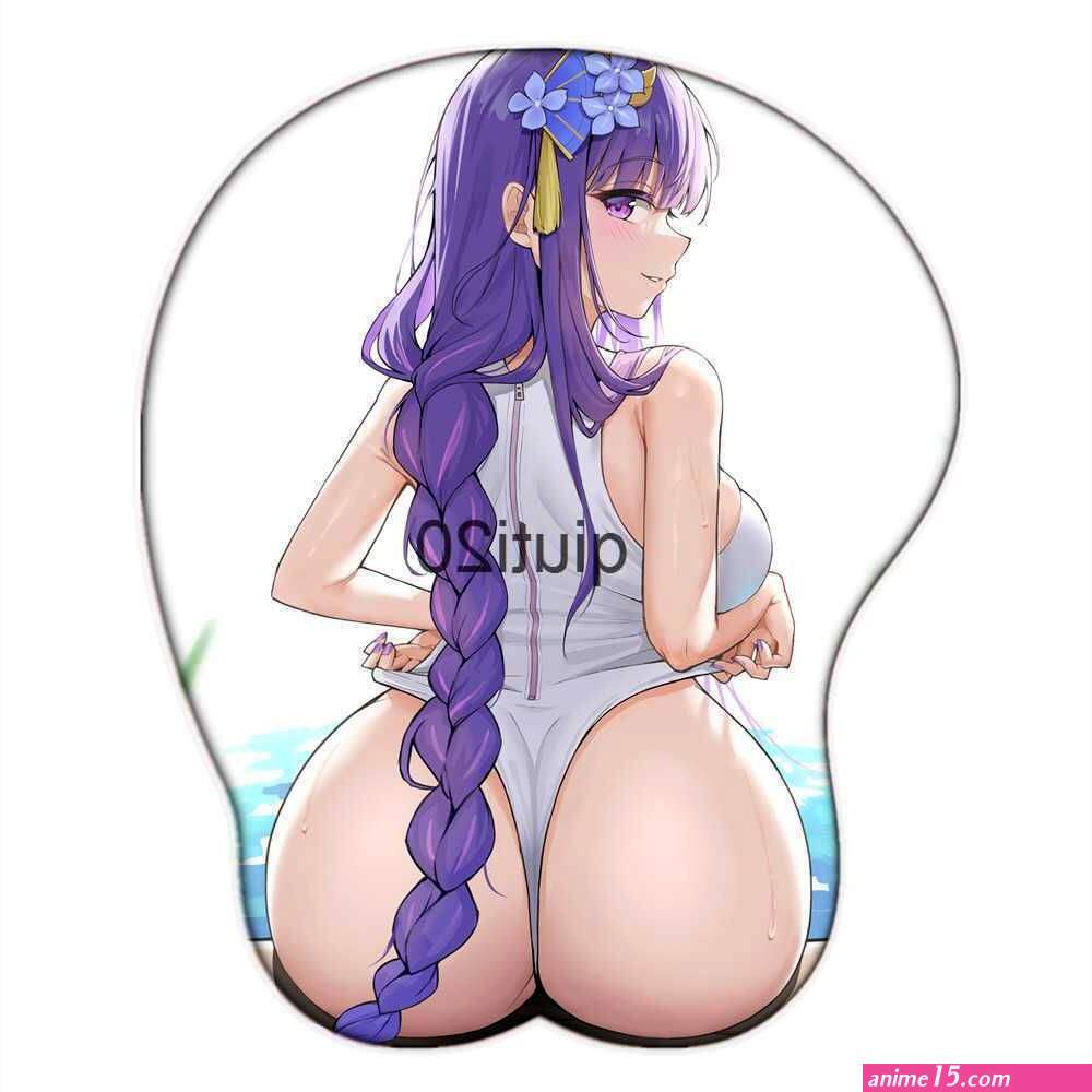 Genshin Impact Ganyu Raiden Shogun Sexy Big Ass Mouse Pad Gamer Anime 927.