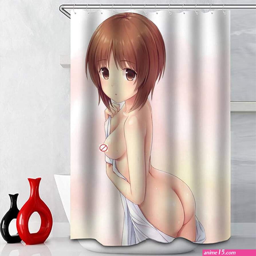 Anime Girl Big Breasts Erotic Printed Shower Curtains Bathroom Supplies Waterproof Bathroom Decoration-10180x200cm : Amazon.co.uk: Home Kitchen