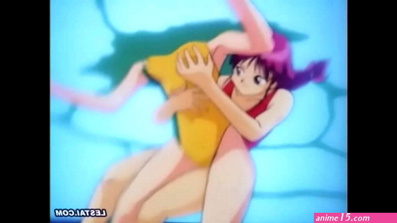 Anime lesbian underwater fuck