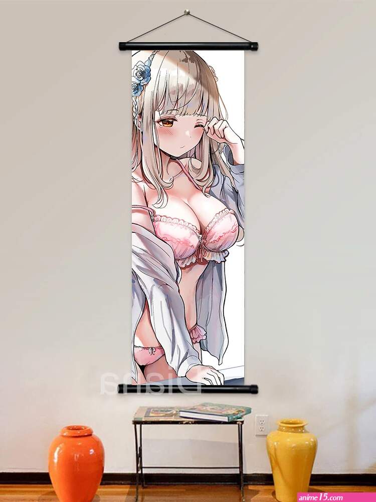 Anime Characters Sexy Girl Miku Poster Aesthetics Manga Magazine Cover Cartoon Wall Art Kawaii Home Room Decor Canvas Painting