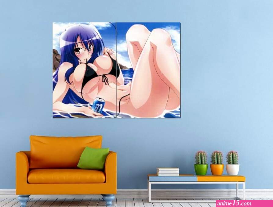 : MariposaPrints XV6220 Medaka Kurokami Medaka Box Hot Busty Girl Sexy Big Boobs Anime Manga Art Huge Giant Wall Print Poster: Posters Prints