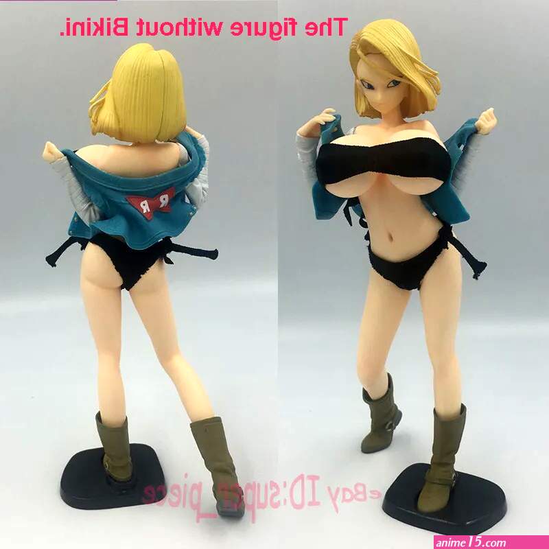 16 Dragon Ball Z Android 18 Figure Big Breast Sexy Anime 10.6 No Bikini