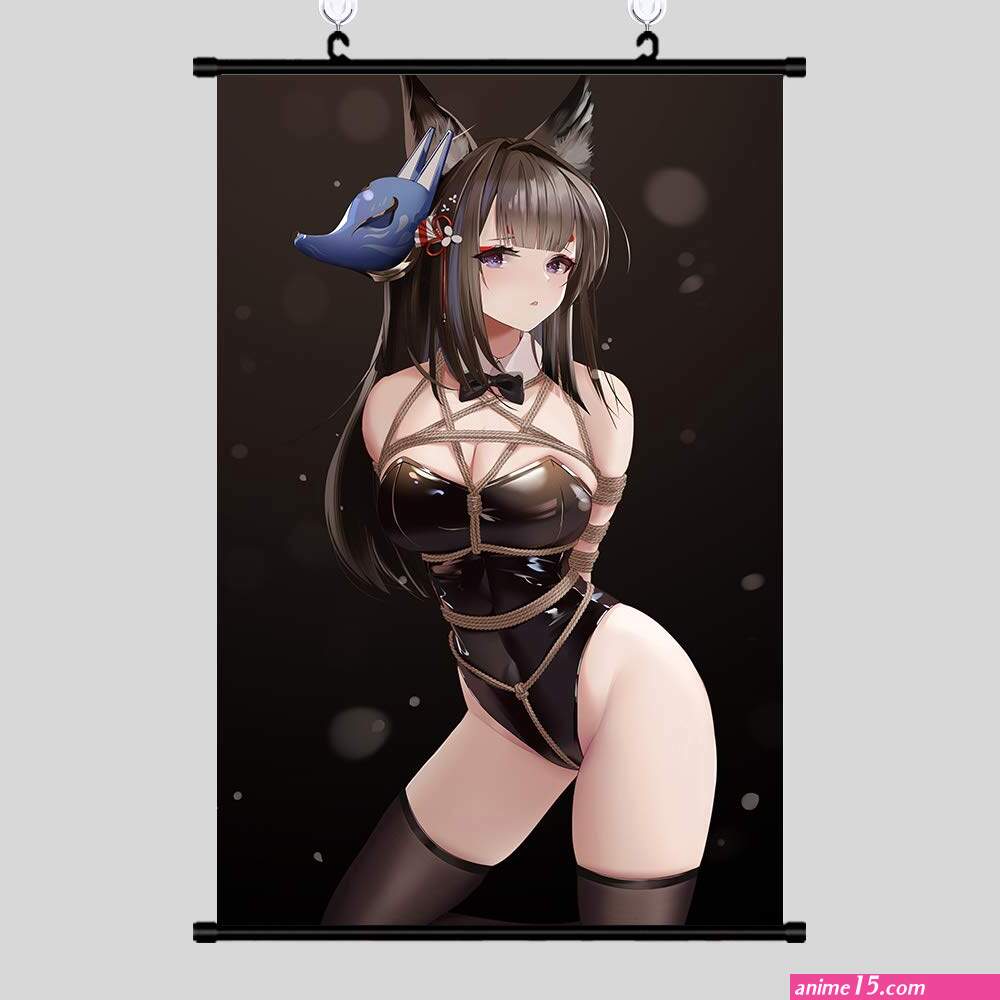 DMCMX Azur Lane Scroll Painting Amagi Tied Up Anime Game Character Decorative Painting Waterproof Canvas Mural Hanging Pictures Very Suitable for Home Decoration : Amazon.ca: Home