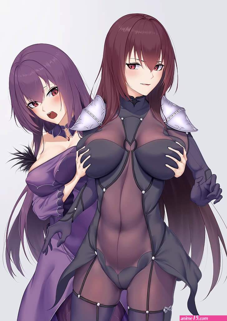 HD wallpaper: anime anime girls boobs big boobs boob grab Fate series