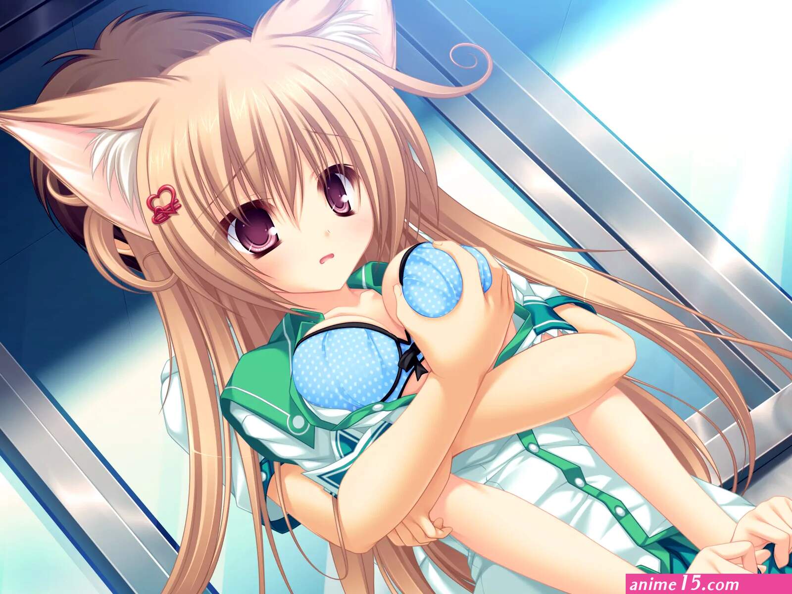 Anime boob grab