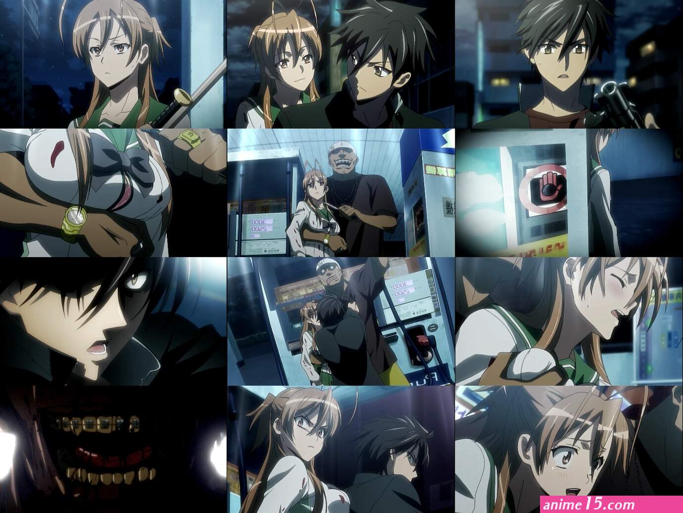 Highschool of the Dead Breast Groping Anime