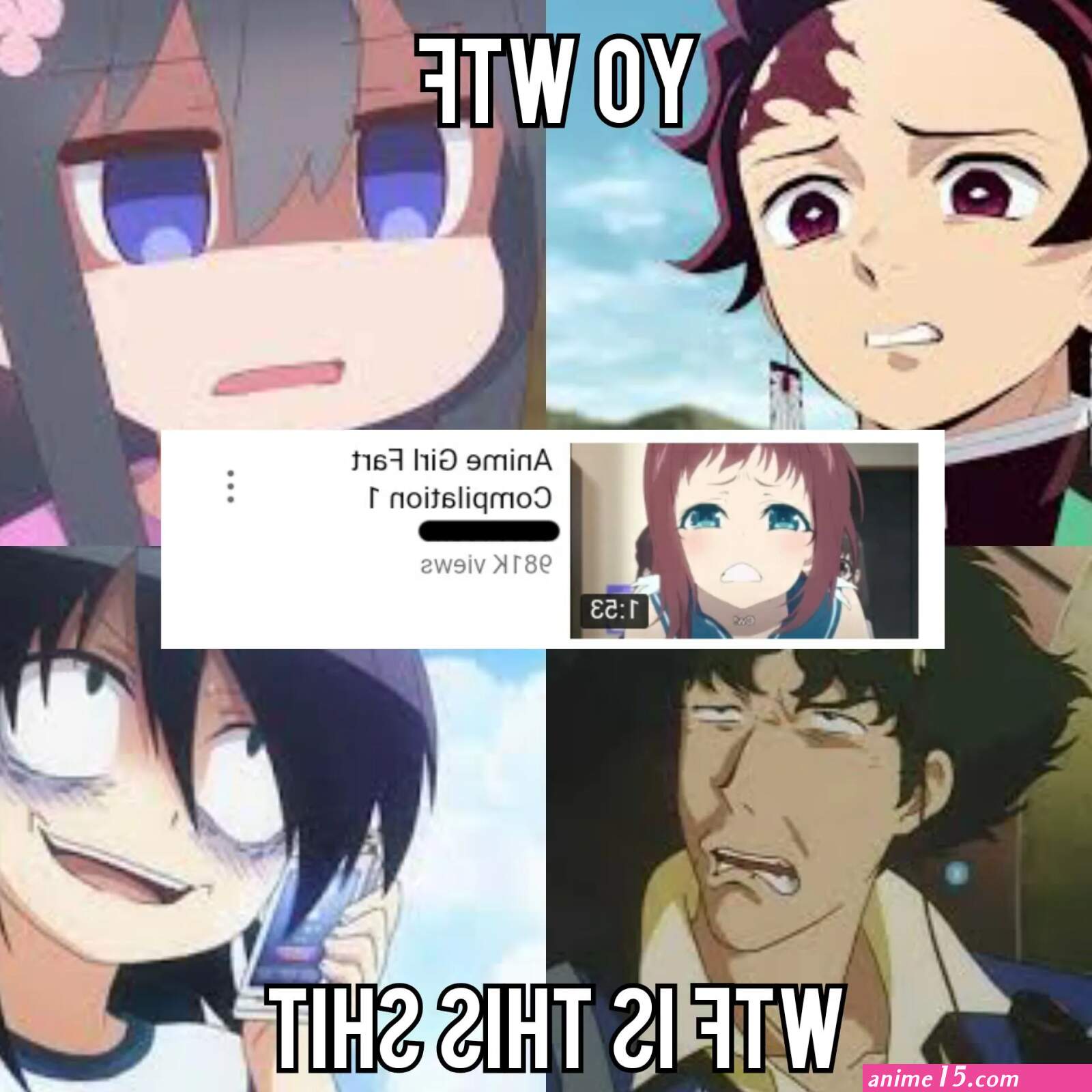Anime face farts
