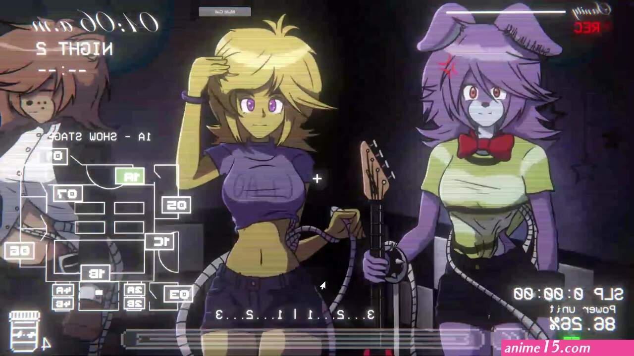 Five Nights in Anime Reborn! 2 Minigames and JUMP SCARES