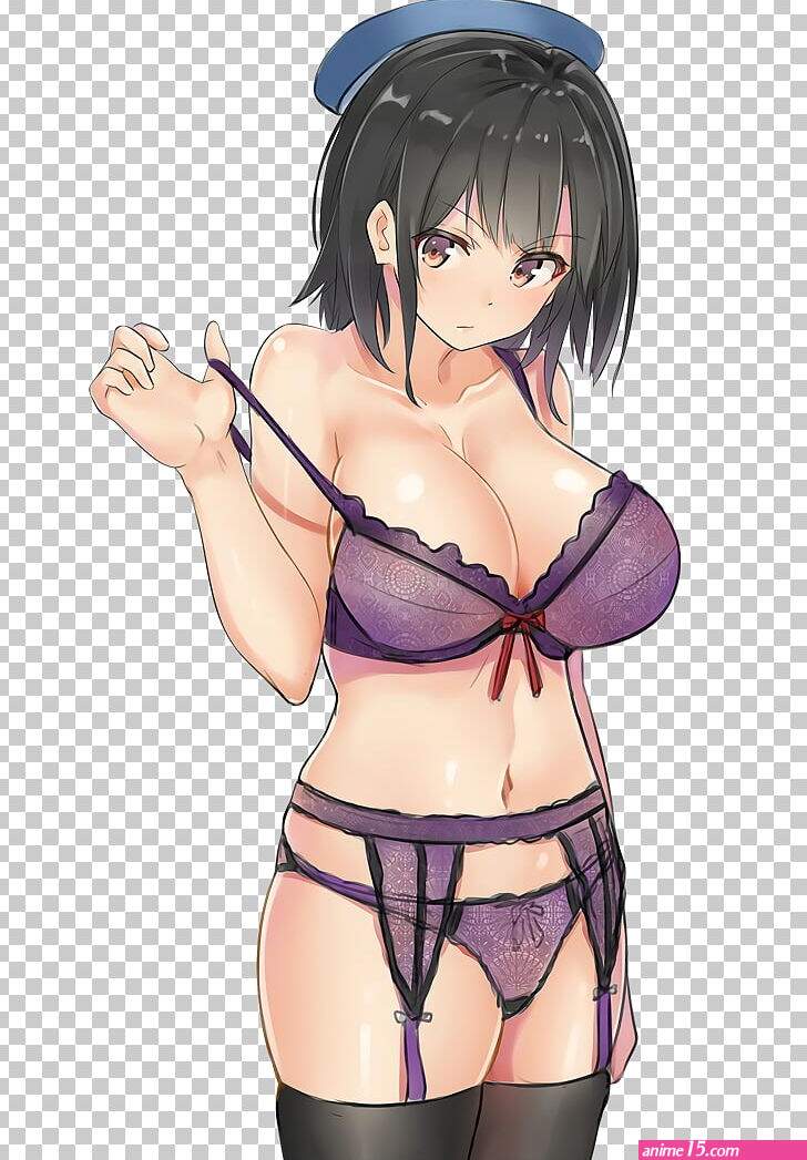Anime Panties Lingerie Ecchi Mangaka PNG Clipart Active Undergarment Alistar Arm Black Hair Bra Free PNG