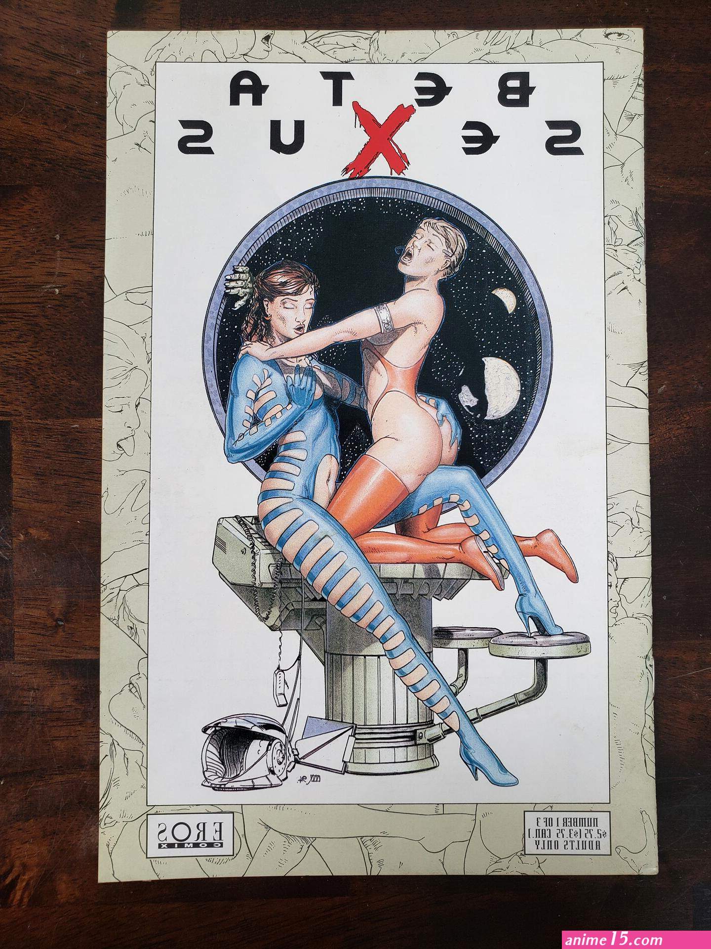 Beta Sexus 1 Adult comic book very graphic sexual panels inside.