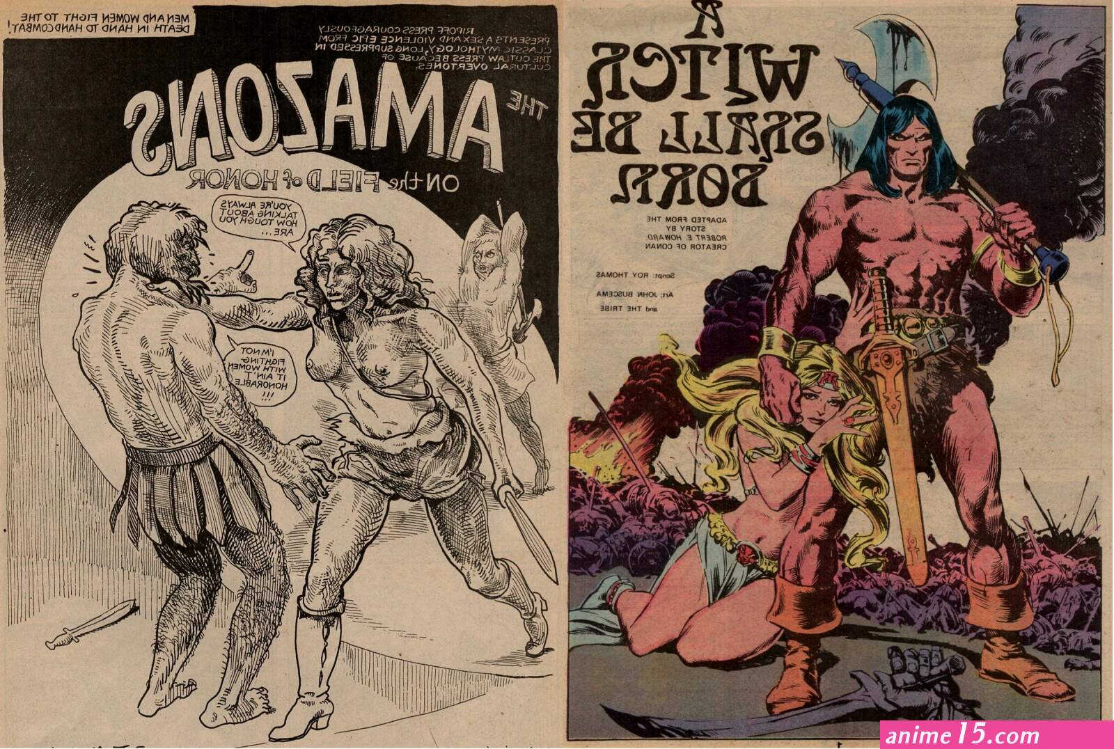 Sex and Violence Epics from Classic Mythology: Conan Meets the Queen of the Amazons