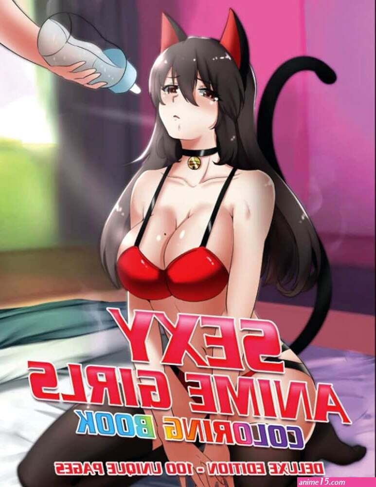 : Sexy Anime Girls Coloring Book