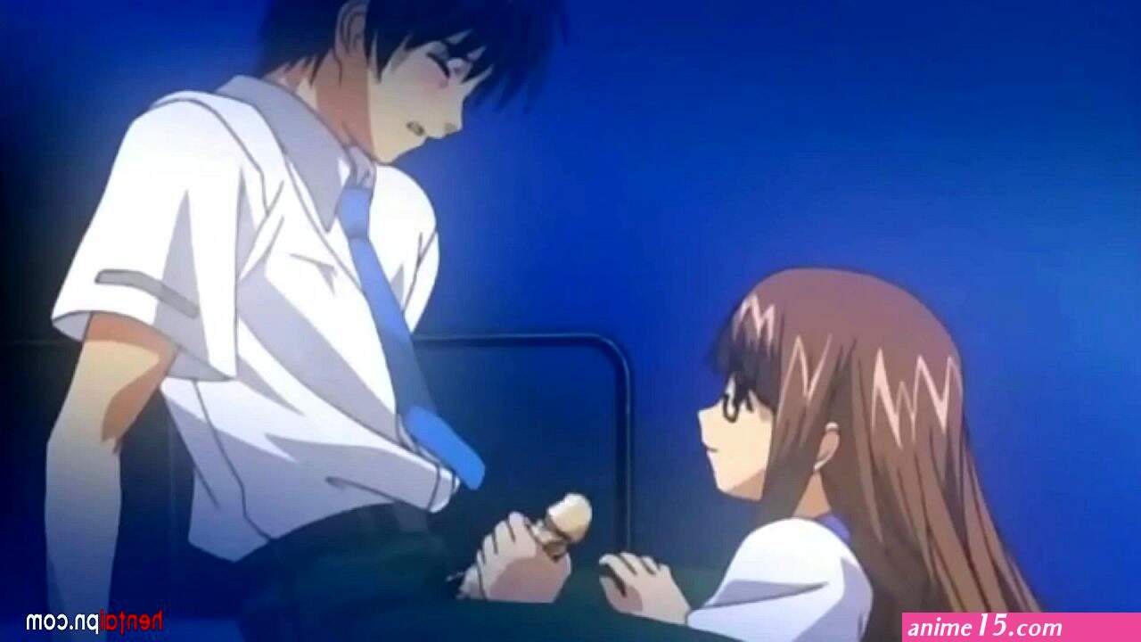 Nutty anime brother and sister first time blowjob