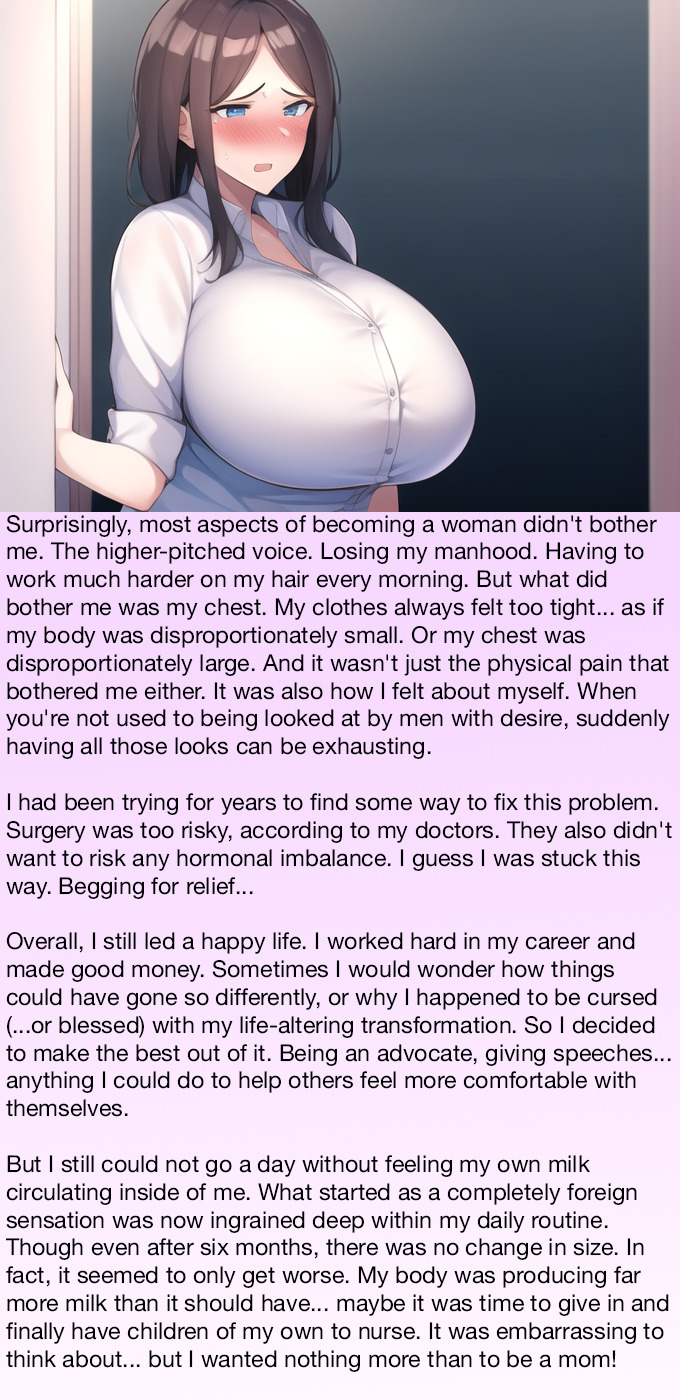 Motherly Instinct TGBreast Expansion Caption by Lolasqueak on DeviantArt