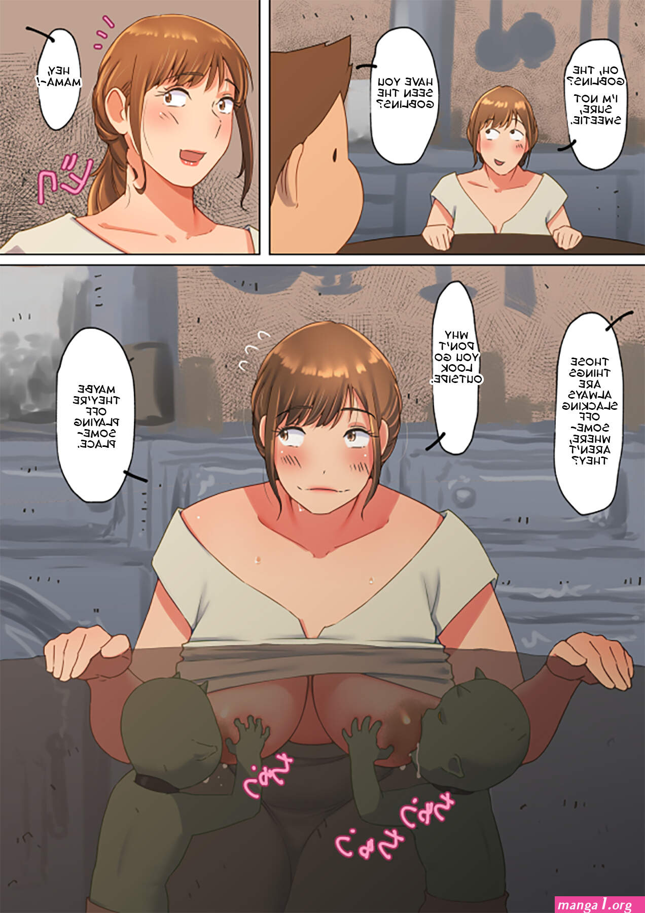Breast milk sucking english manga