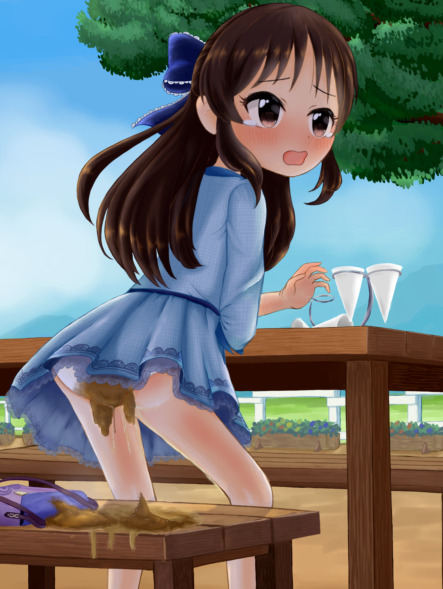 Viewing Note Secondary large pee loli secondary erotic image of secondary loli girl swelling with poop in pants