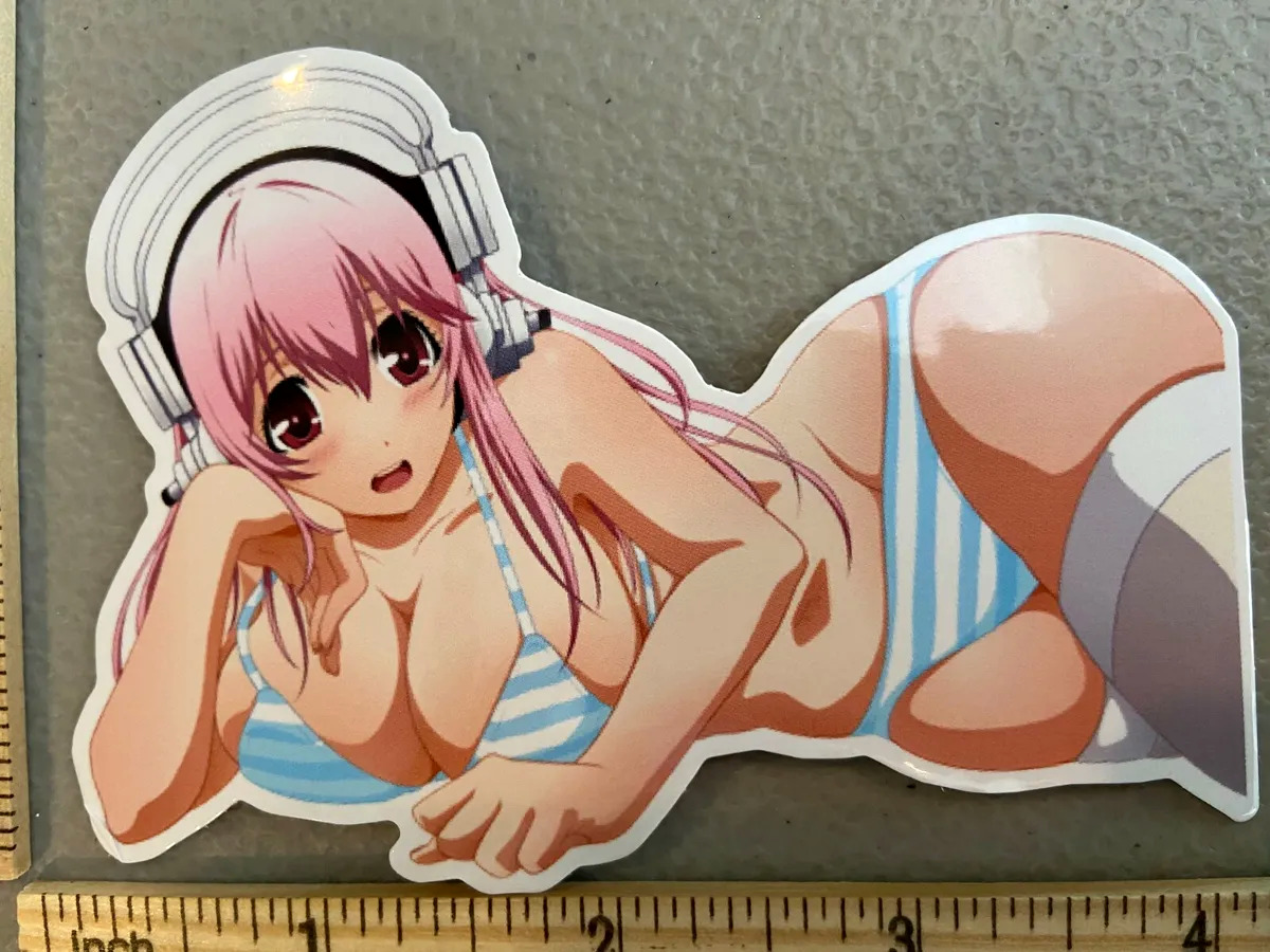 New Anime Girl Hot Sexy Boobs Ass Butt Cute Manga Vinyl Decal Sticker Car Laptop