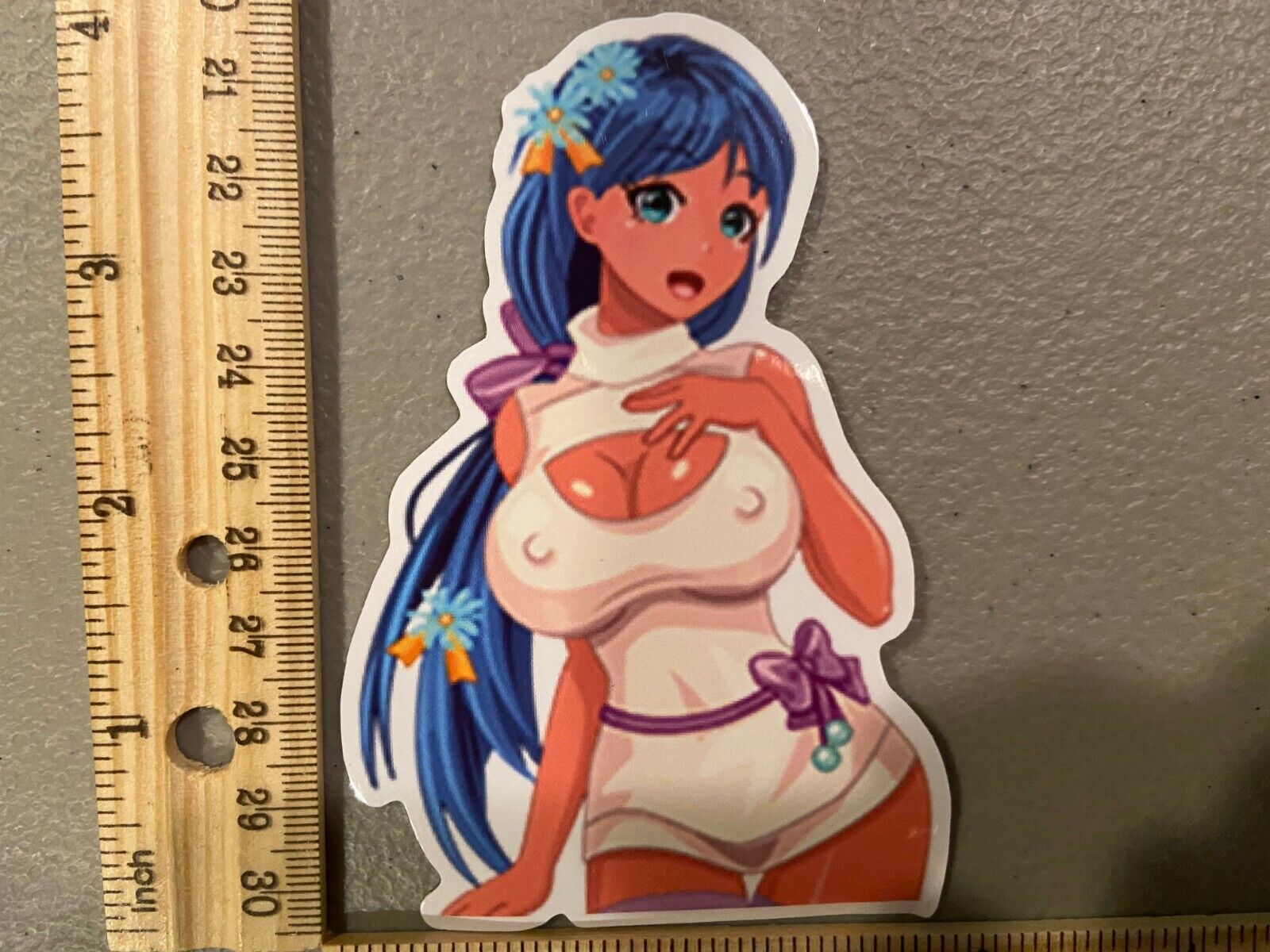 New Sexy Anime Girl Woman Big Boobs Ass Bikini Cute Meme Decal Sticker Car Truck