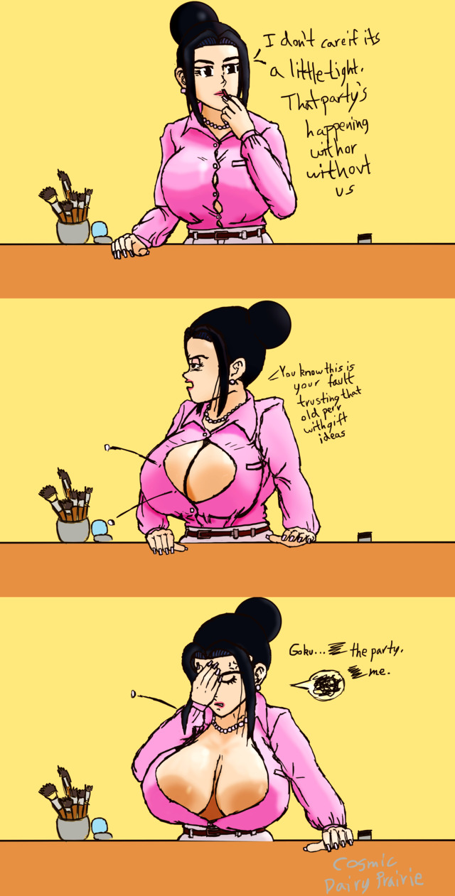 CosmicDairyPrairie: Dragon Ball Chi-Chi Breast Expansion
