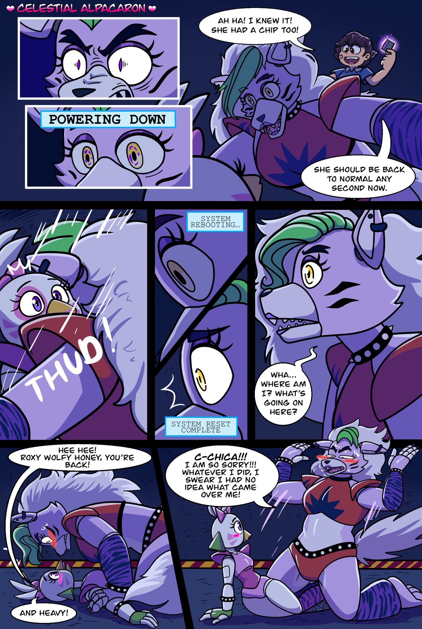 Celestial Alpacaron on X: Pages 4 and 5! 3