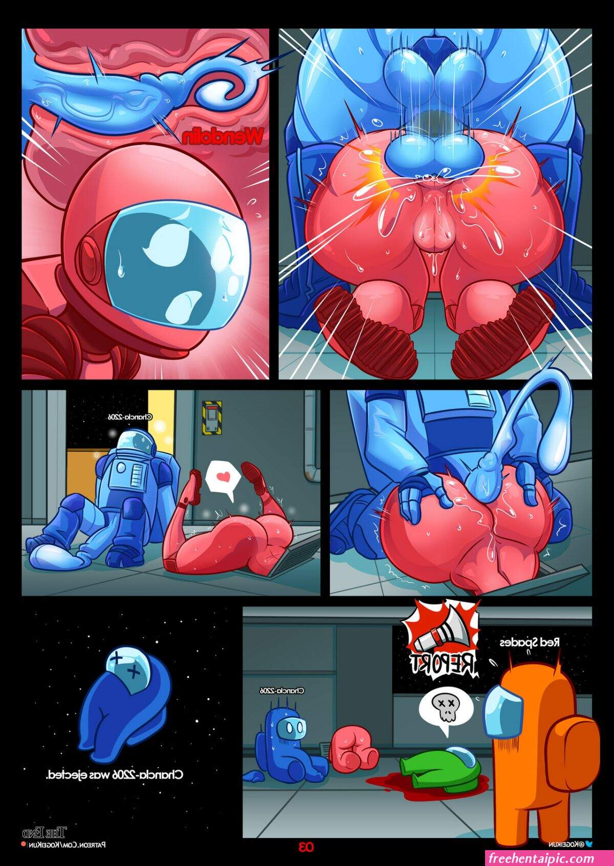 comic hentai among us