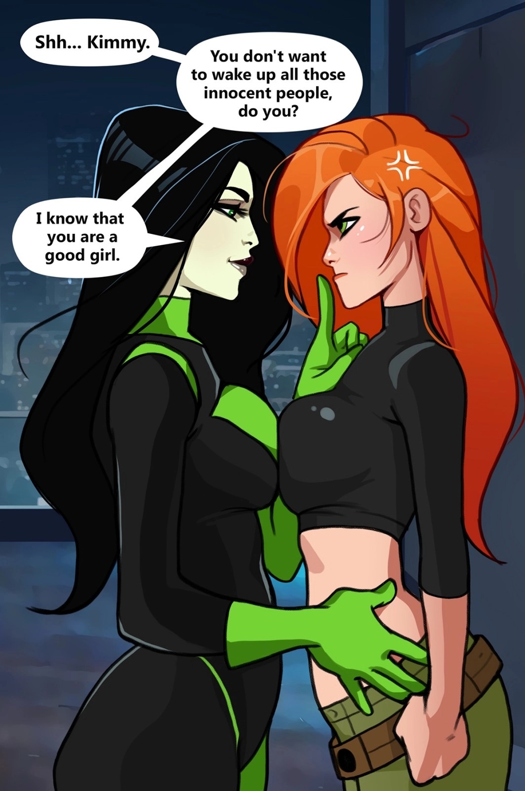 Kim and Shego Comic Kim Possible Minko