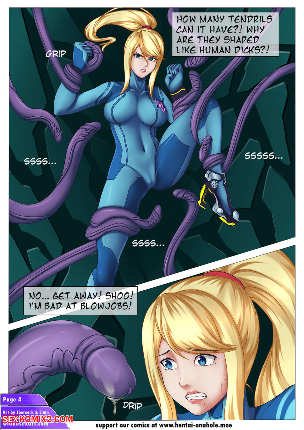 Porn comic Samus Arans Alien Impregnation Creampie Fucktime. Jberserk. Sex comic hot busty blonde