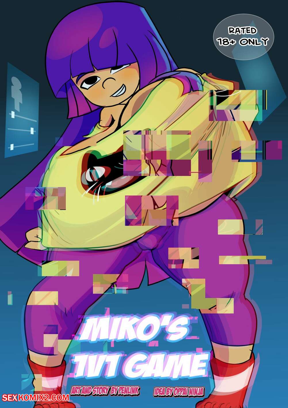 Porn comic Mikos 1v1. PenlinkDoodles Sex comic brunette was very