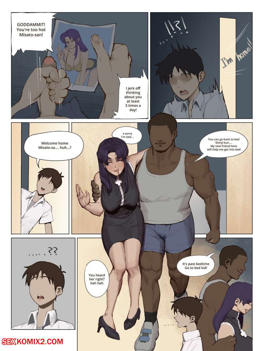 Porn comic Misato ntr. Neon Genesis Evangelion. wjs07. Sex comic brunette could not