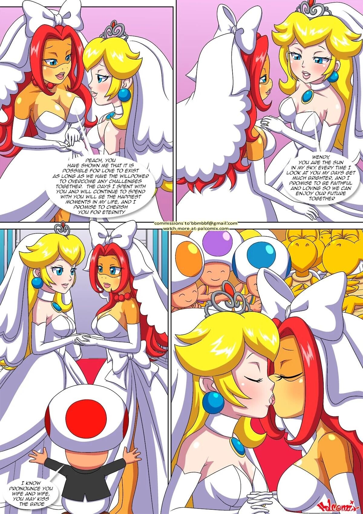 Palcomix -Peach X Wendy 3 Mario