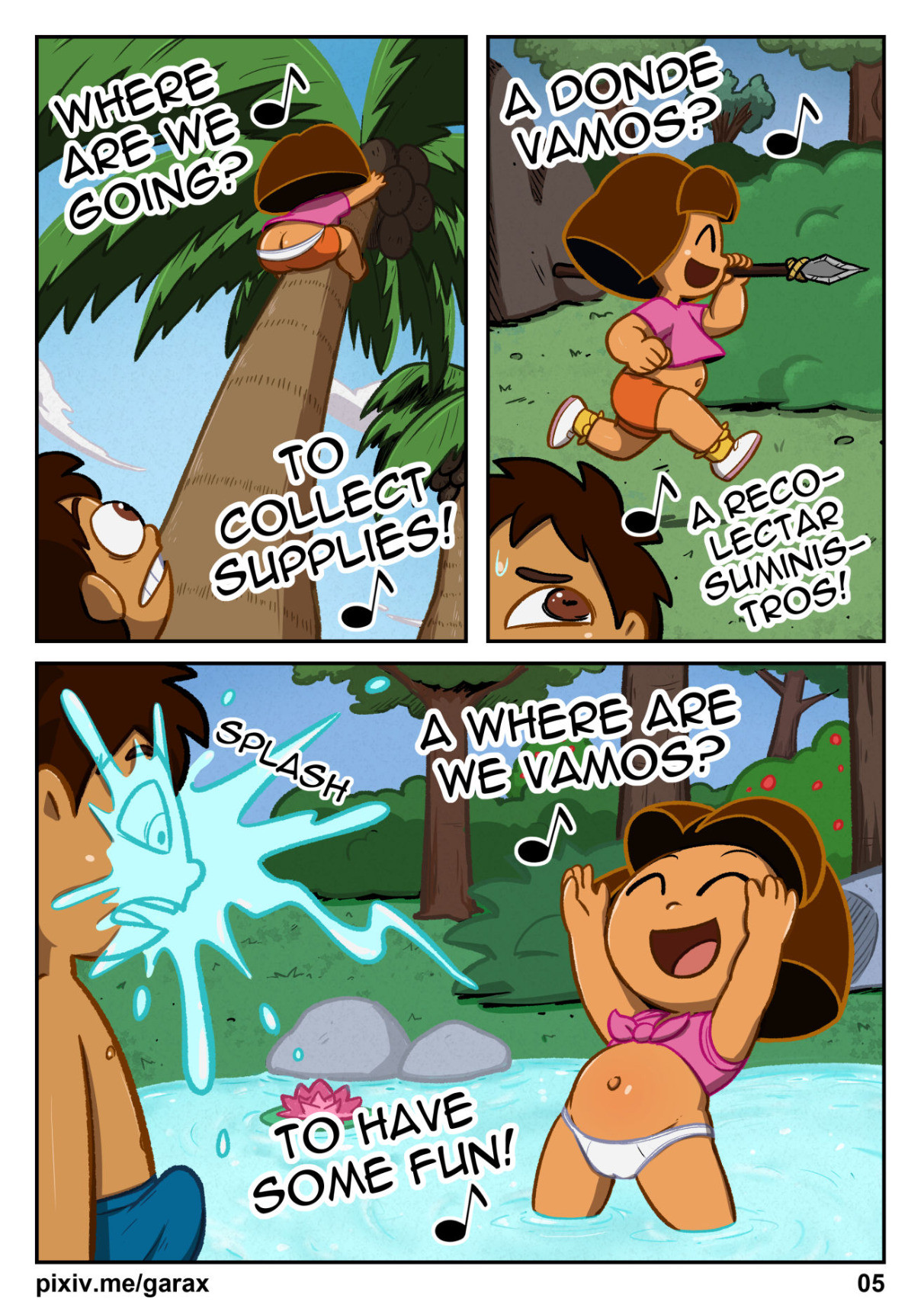 Post 5786411: comic DiegoMarquez DoraMarquez DoratheExplorer garabatoz