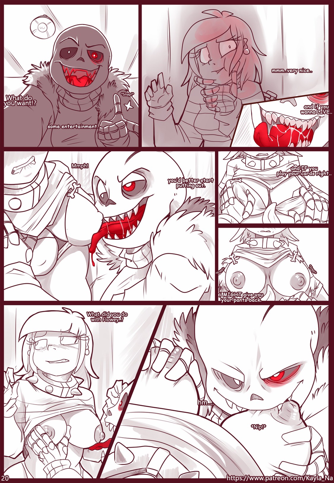 Undertale porn comics free Page 2