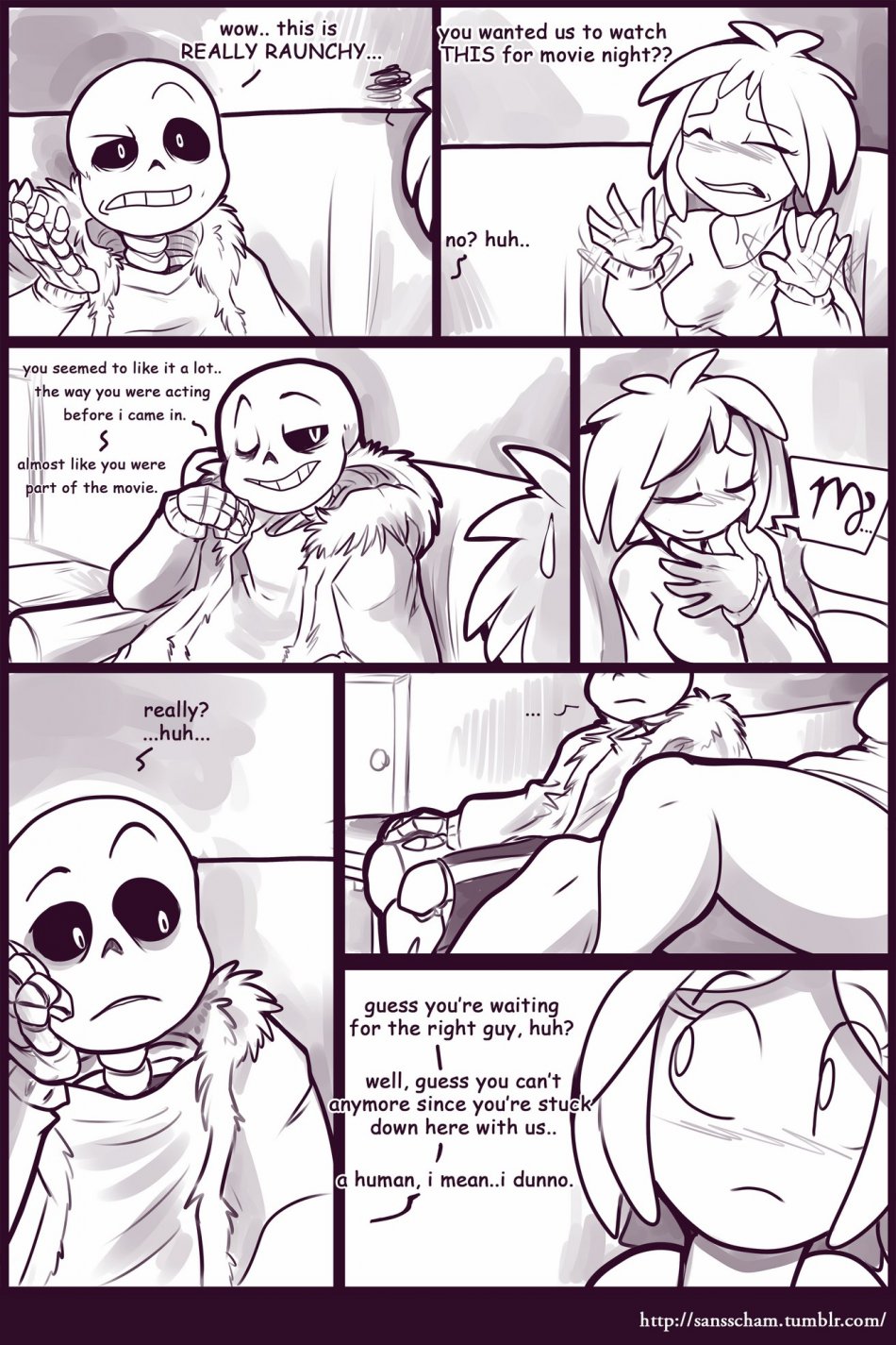 Frisk and Sans sex porn comics