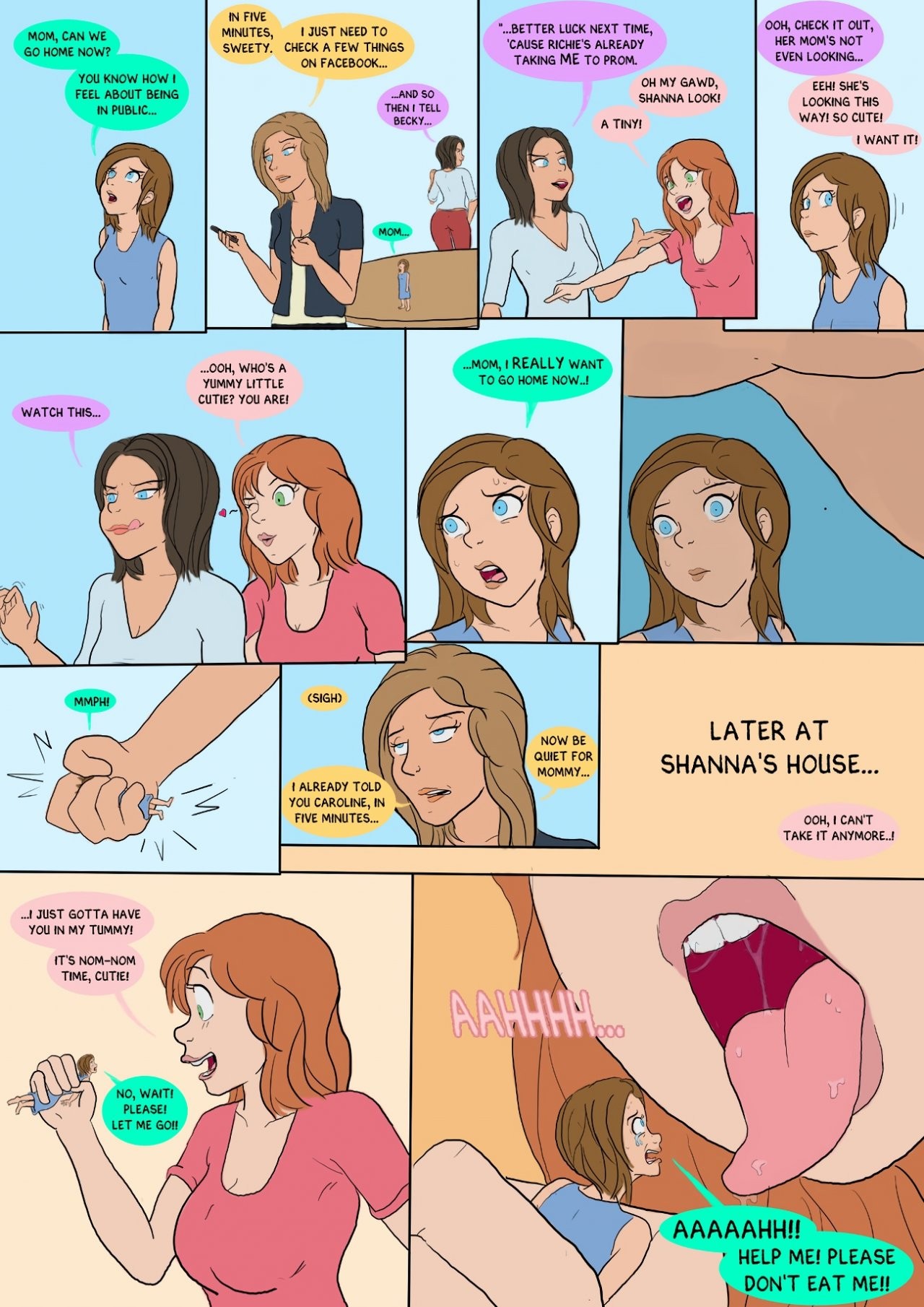Porn comics with Vore. A big collection of the best porn comics