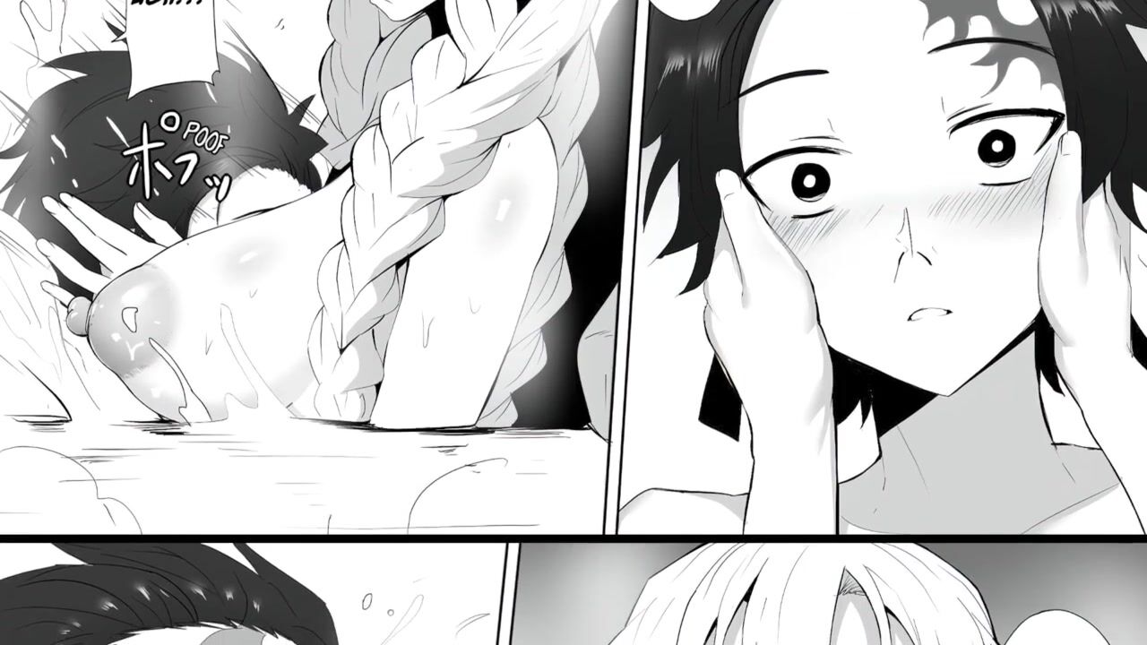 Mitsuri have sex with Tanjiro bath scene