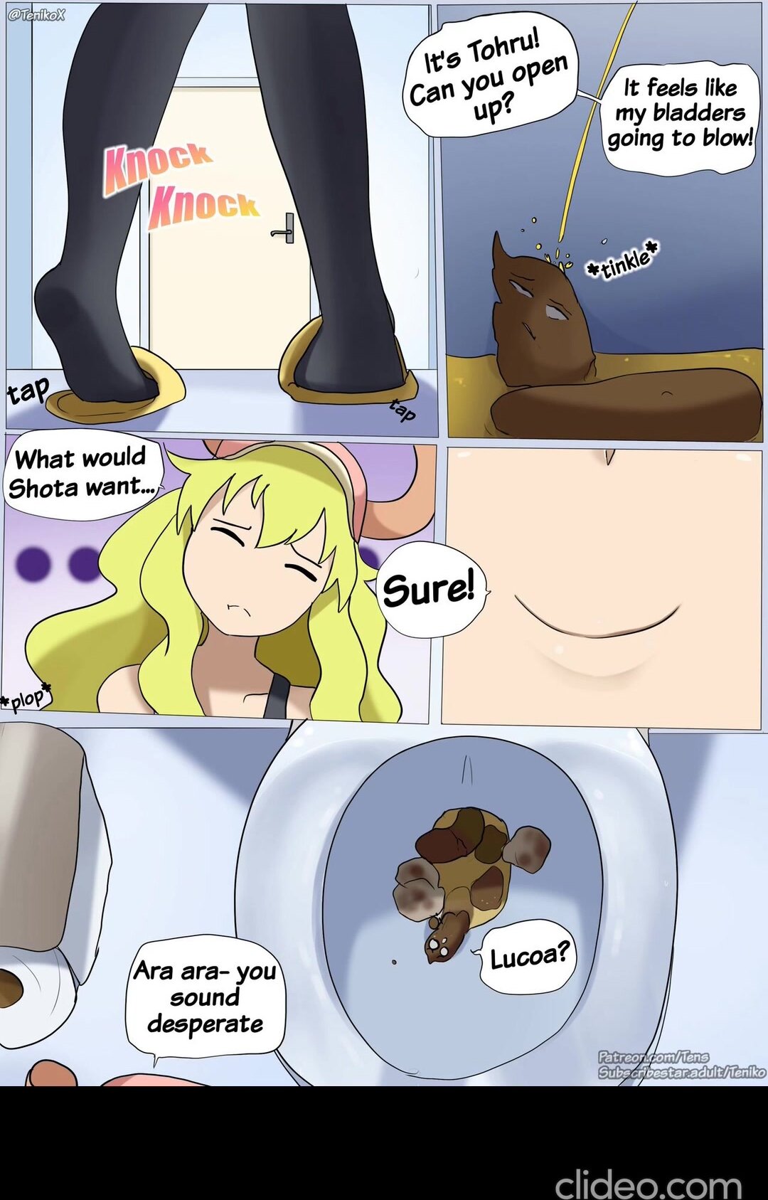 Giantess vore toilet scat