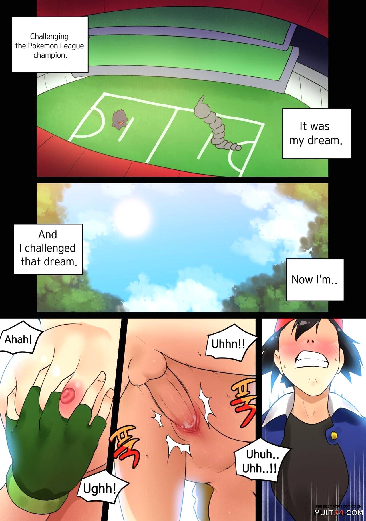 Ash x Misty Trip with Pikachu porn comic