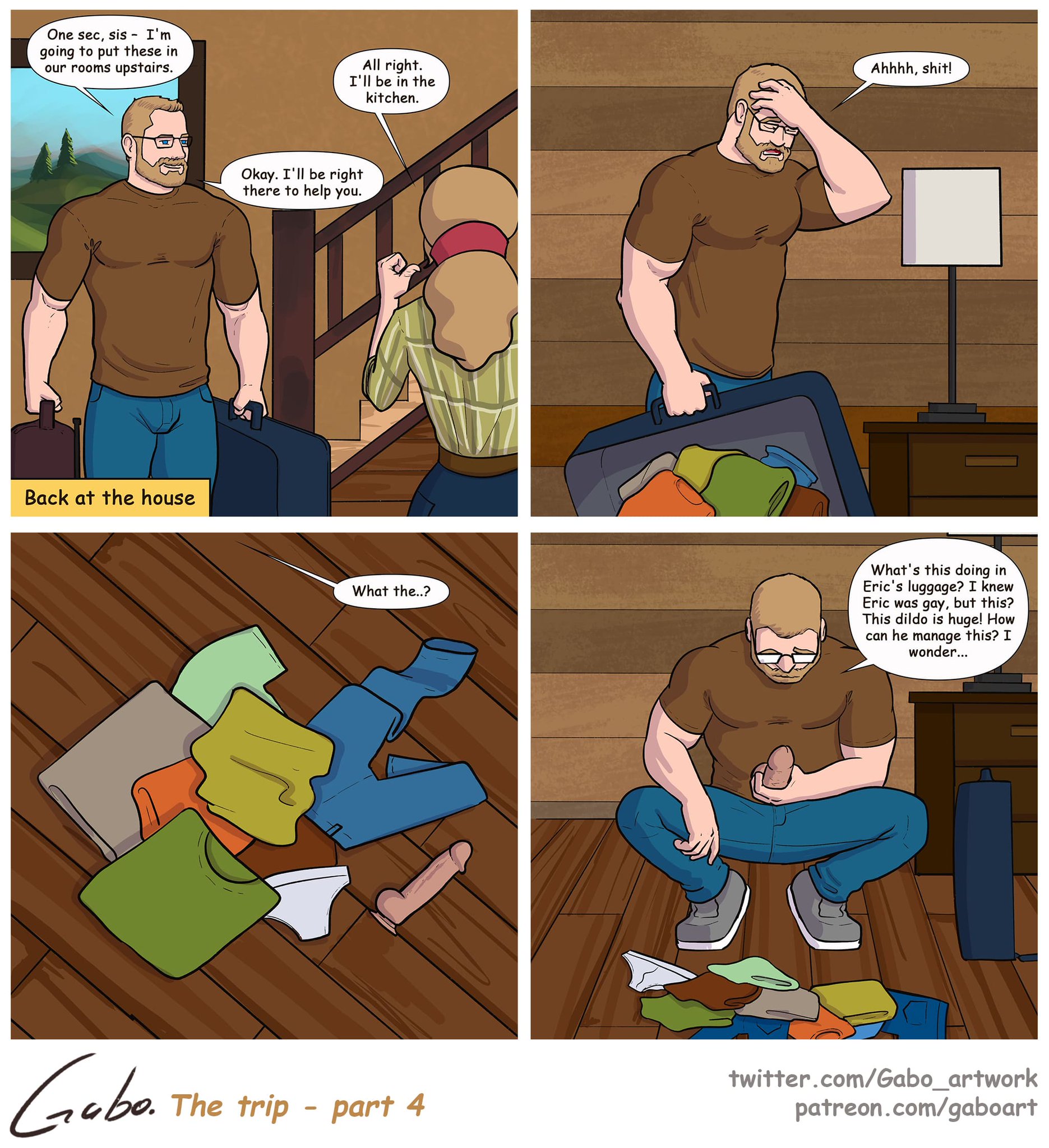 Gabo on X: The trip part 4 Disclaimer: This comic strip is just fantasy. Contains incest sex between two adults 18 There wont be another chapter of them so dont ask for
