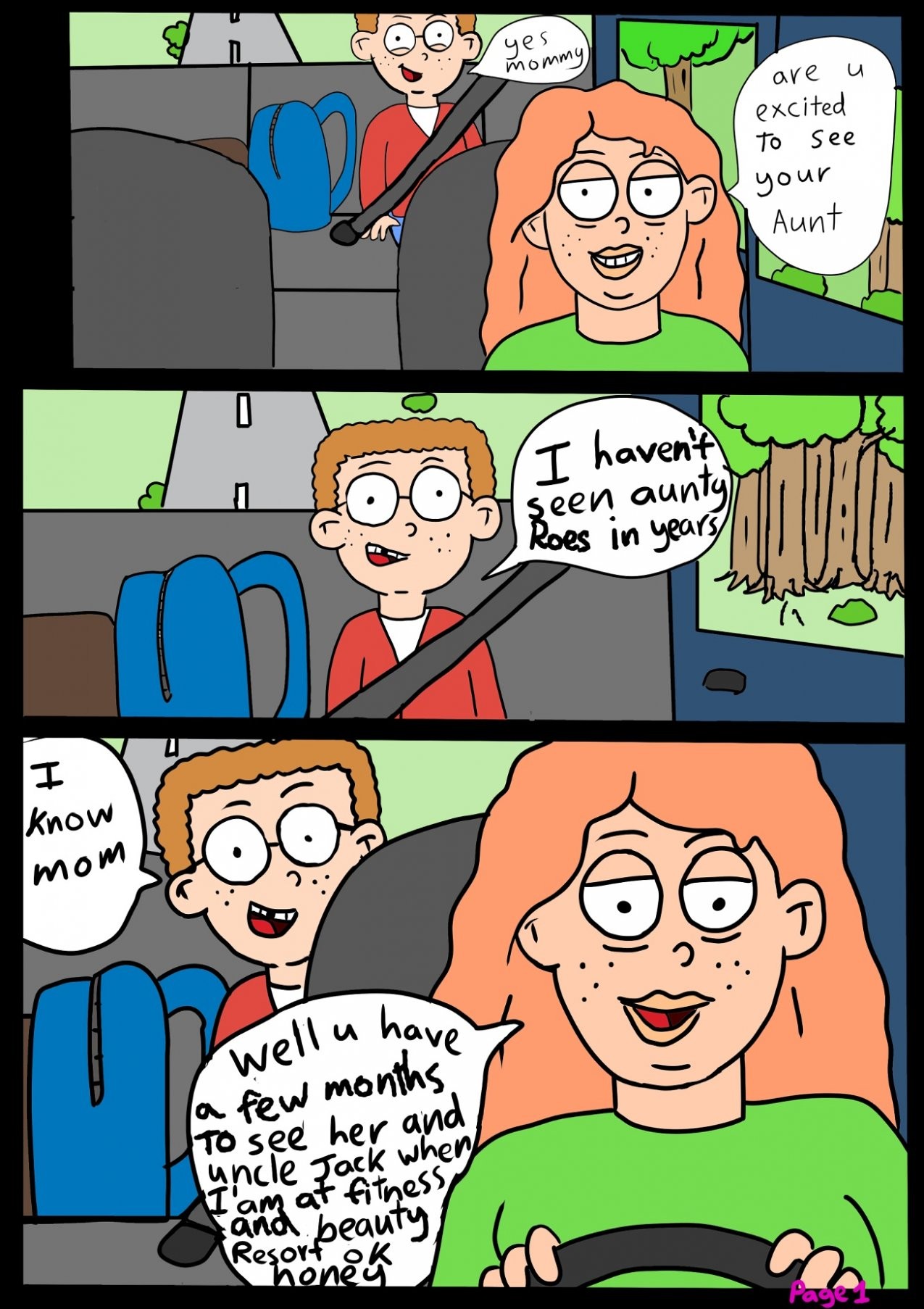 Love the family: Staying at my aunt Porn comic Rule 34 comic Cartoon porn comic