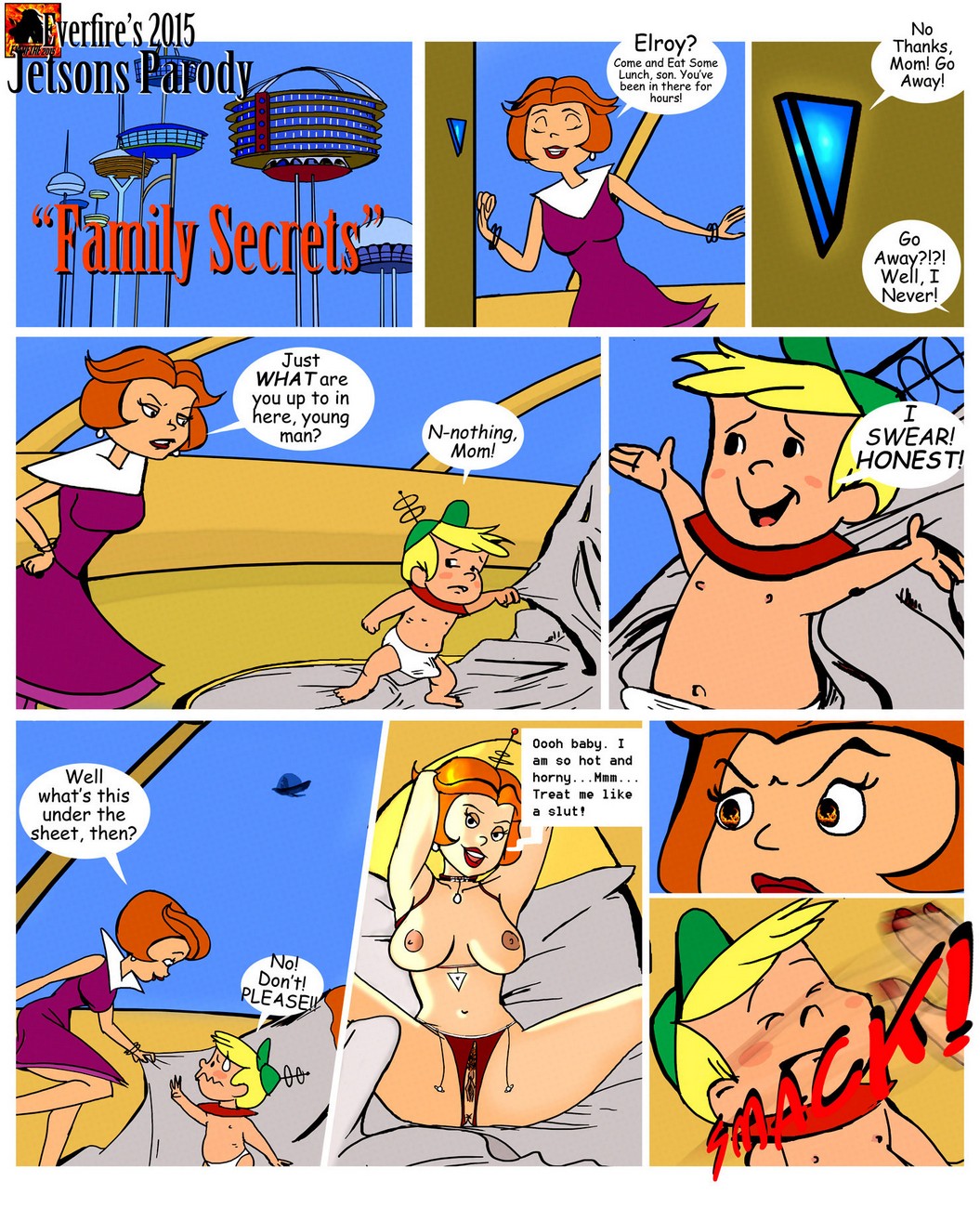 Family Secrets Porn Comic on
