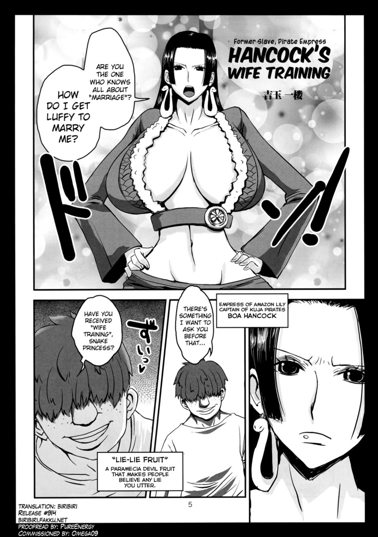 Hancocks Wife Training