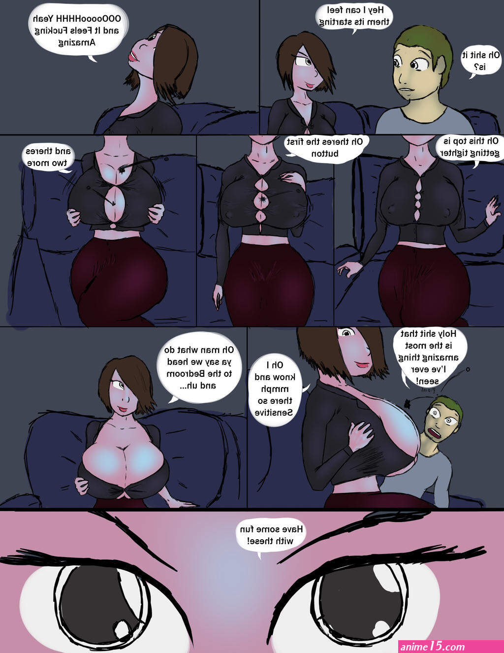 A Breast Expansion Comic pg 13. Color by DJdonjuan on DeviantArt