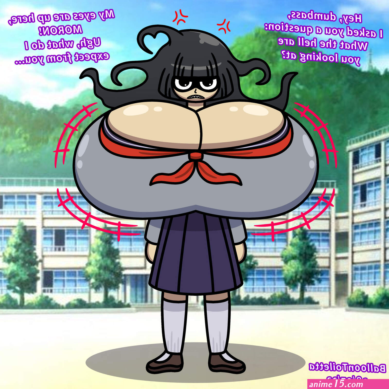 Curse of Big Boobs by Ball00nToiletta on DeviantArt