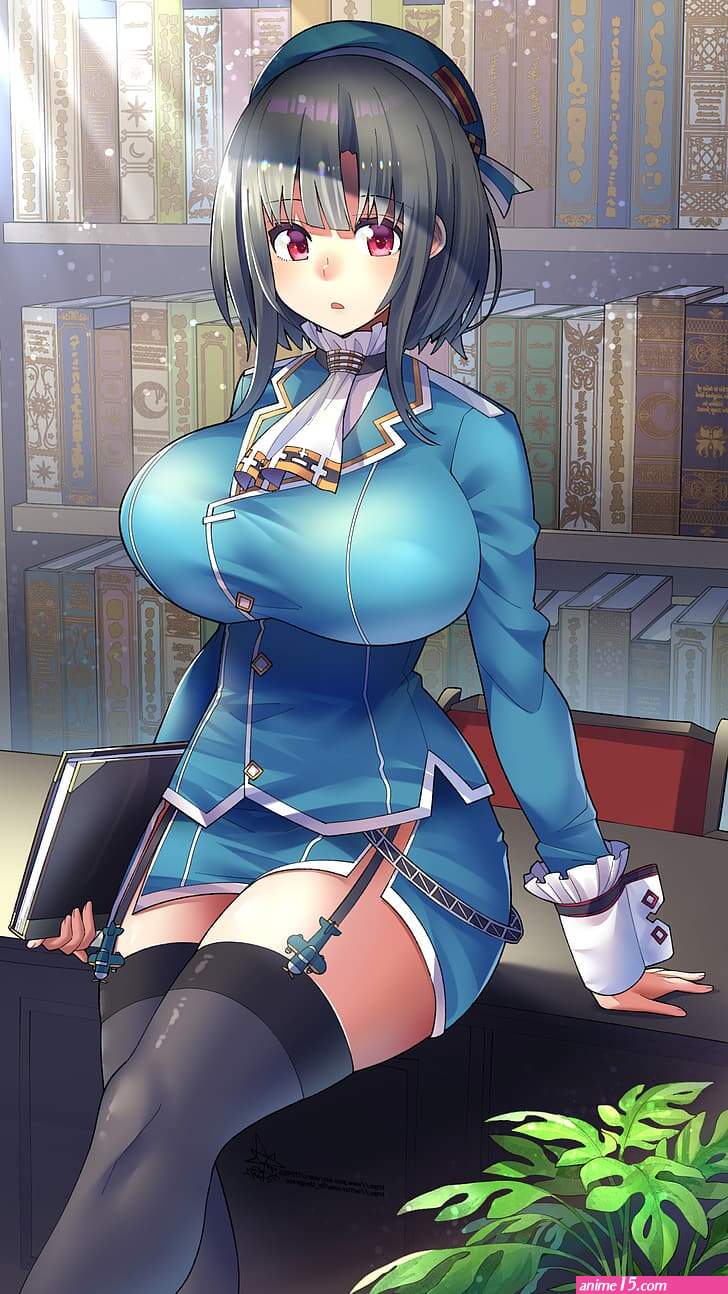 Anime anime girls Kantai Collection Takao KanColle big boobs short hair HD wallpaper