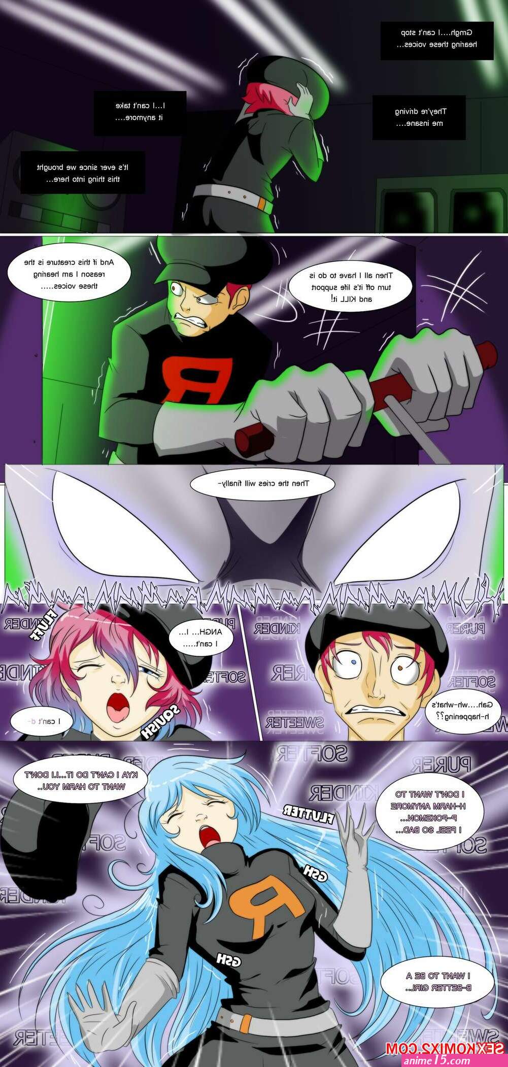 Porn comics The Psychic Apprentice TG TF Erotic comic pokemon. And if
