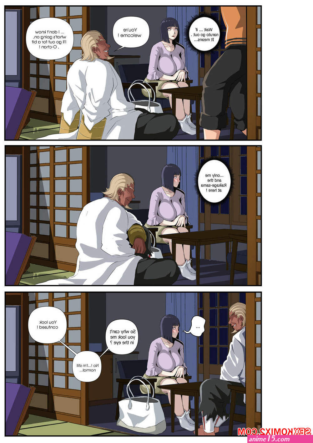 Porn comic Konoha Spring. Boruto. Kimkun0162. Sex comic beauty Hinata went