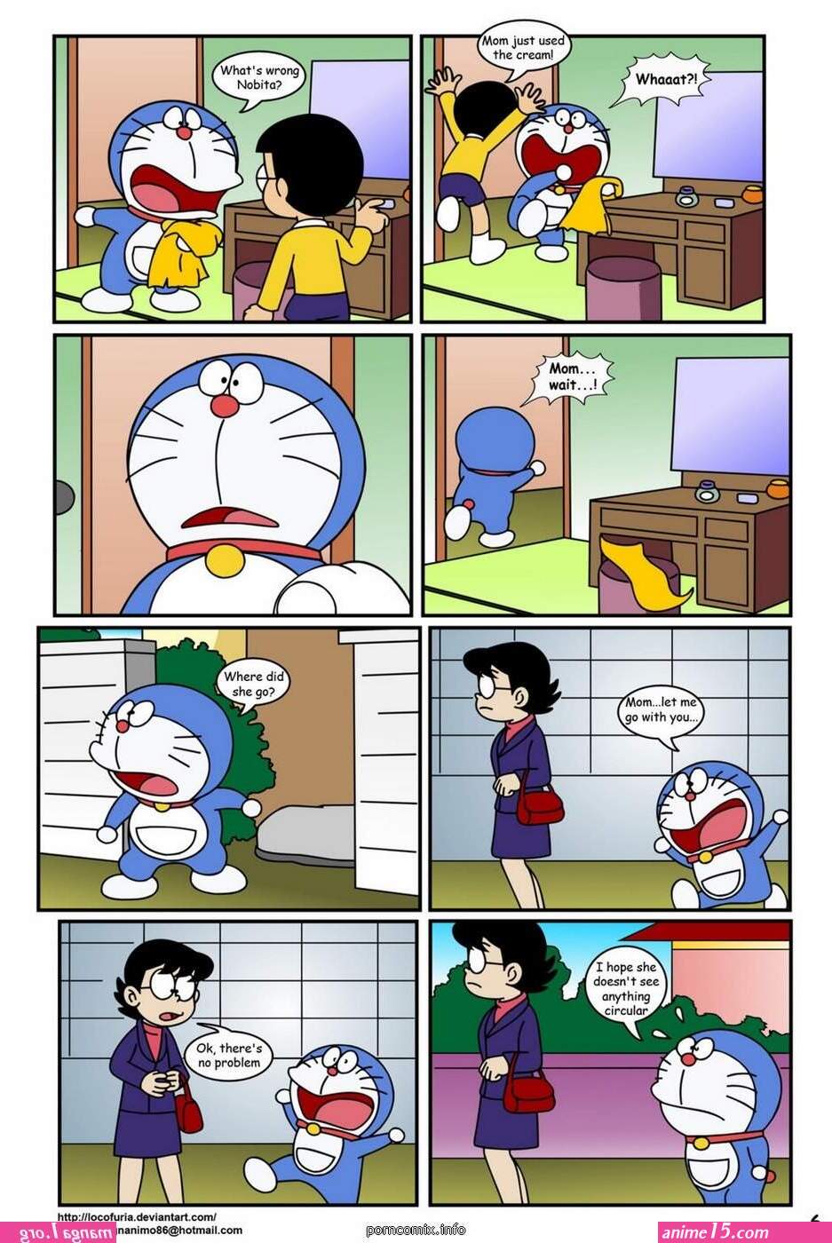 Porn manga nobita and mom