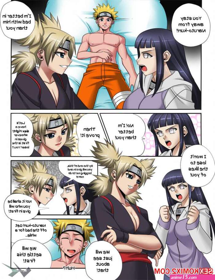 Porn comic NaruHinaTemari Doujin. Naruto. JadenKaiba. Sex comic sexy brunettes were