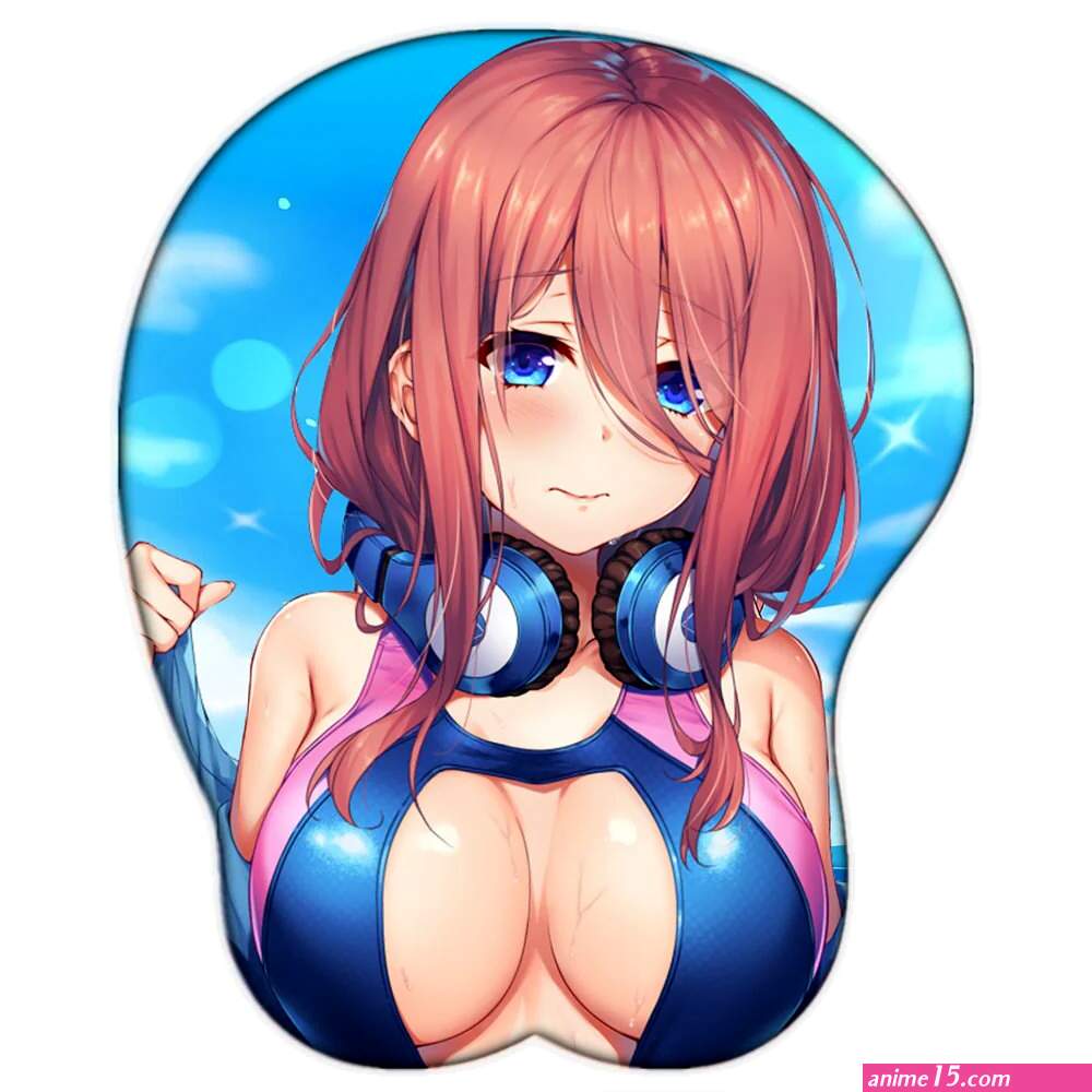 Anime Boobs Mat Go-toubun No Hanayome Nakano Miku Sexy Big Breast 3D M